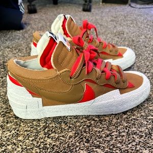 Nike sacai blazer british tan